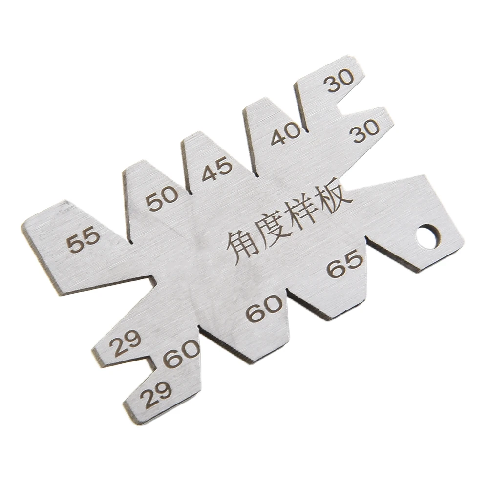 Rulers Angle Gauge Stainless Iron Thread Cutting Angle Template Thread Cutting Gauge 29/30/40/45/50/55/60/65 Deg
Rulers Angle Gauge Stainless Iron Thread Cutting Angle Template Thread Cutting Gauge 29/30/40/45/50/55/60/65 Deg