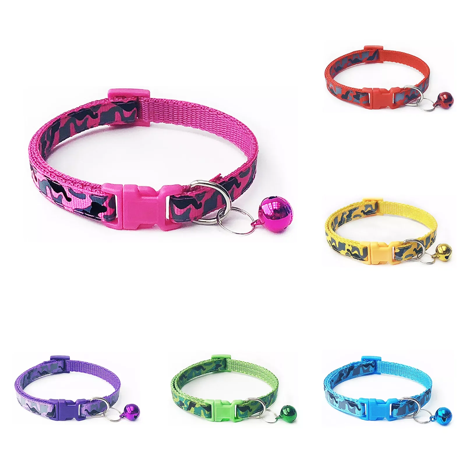 2023New Camo Cat Dog Collar With Bell Neck Strap Adjustable Buckle Kitten Puppy Pet Camouflage Leash Animal Outdoor Accessories
2023New Camo Cat Dog Collar With Bell Neck Strap Adjustable Buckle Kitten Puppy Pet Camouflage Leash Animal Outdoor Accessories