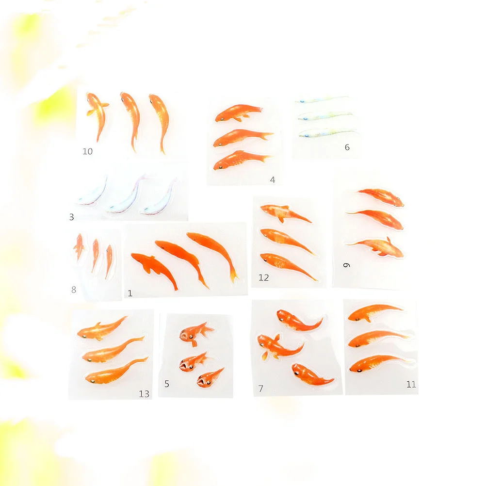Sticker Stickers Diy Goldfish Fish Film Making Resin Clear Artjewelry Scrapbooking Pond Kit Painting 3D Epoxy Crystal Decal
Sticker Stickers Diy Goldfish Fish Film Making Resin Clear Artjewelry Scrapbooking Pond Kit Painting 3D Epoxy Crystal Decal