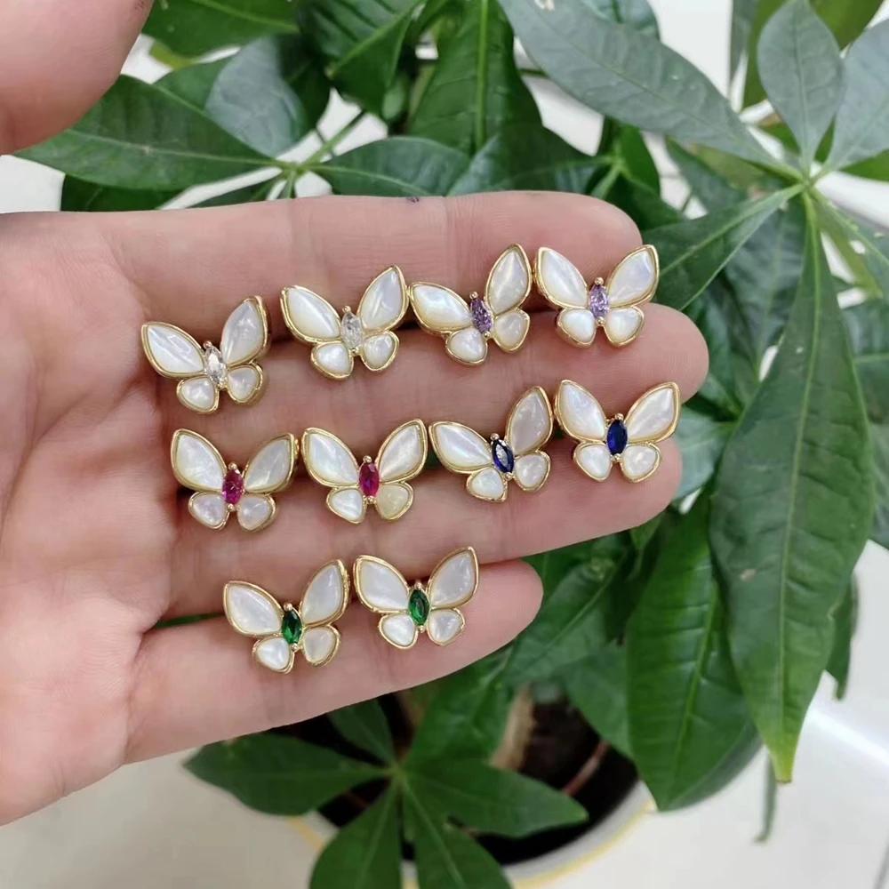 5 Pairs, Women 2022 Butterfly Earrings CZ Shell Jewelry Trend Earring Girl New Fashion Women Stud Earrings
5 Pairs, Women 2022 Butterfly Earrings CZ Shell Jewelry Trend Earring Girl New Fashion Women Stud Earrings