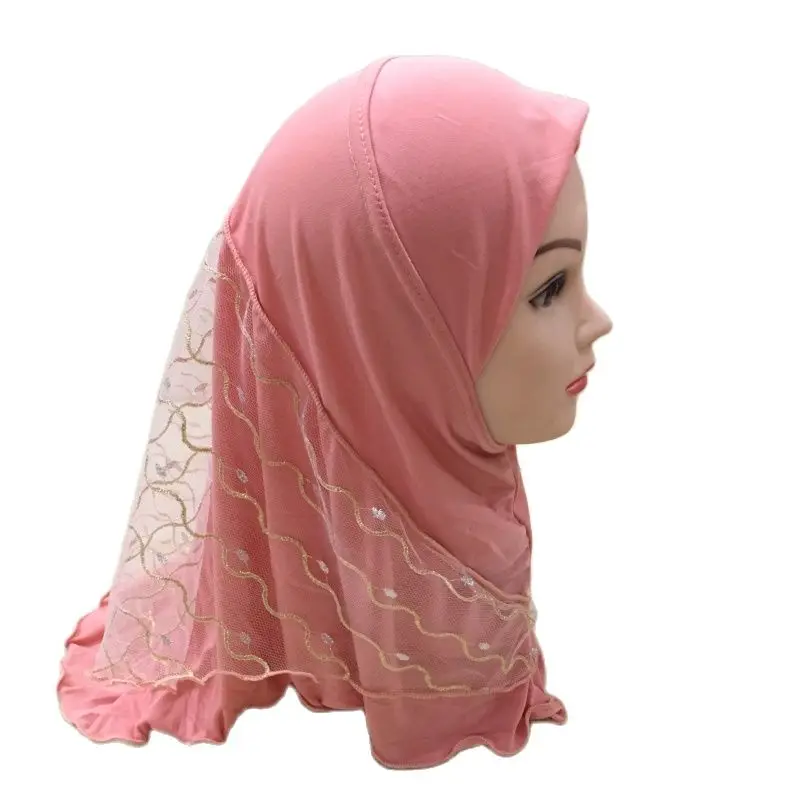 H084 Pretty Baby Hijab With Net Layer Fit 2-6 Years Old Kids Pull On Girls Amira Islamic Scarf Head Wrap Turban Hats
H084 Pretty Baby Hijab With Net Layer Fit 2-6 Years Old Kids Pull On Girls Amira Islamic Scarf Head Wrap Turban Hats