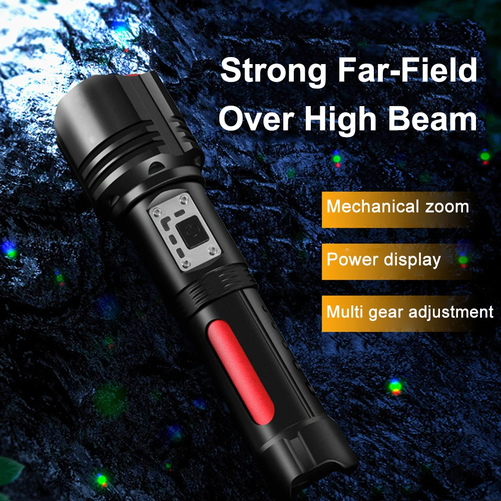 Мощный портативный фонарик с зарядкой от USB, телескопический фонарик, масштабируемый фонарик из алюминиевого сплава для активного отдыха, п...
Мощный портативный фонарик с зарядкой от USB, телескопический фонарик, масштабируемый фонарик из алюминиевого сплава для активного отдыха, п...