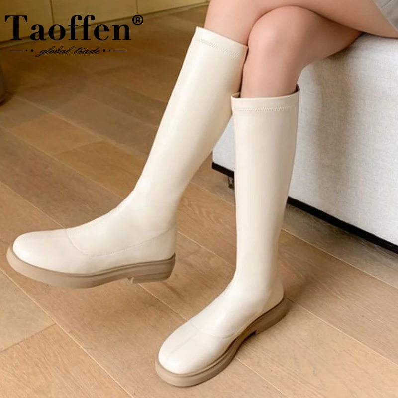 Taoffen 2022 New Women Long Boot Platform Zipper Women'S Winter Shoes Fashion Casual Ladies Knee Boots Footwear Size 34-39
Taoffen 2022 New Women Long Boot Platform Zipper Women'S Winter Shoes Fashion Casual Ladies Knee Boots Footwear Size 34-39