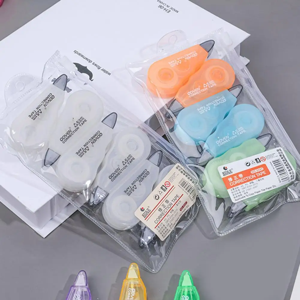 5 Styles 6Pcs/Set Useful Correct Wrong Writing Tape Rollers Lightweight Correction Tape Reusable Stationary-Supplies
5 Styles 6Pcs/Set Useful Correct Wrong Writing Tape Rollers Lightweight Correction Tape Reusable Stationary-Supplies