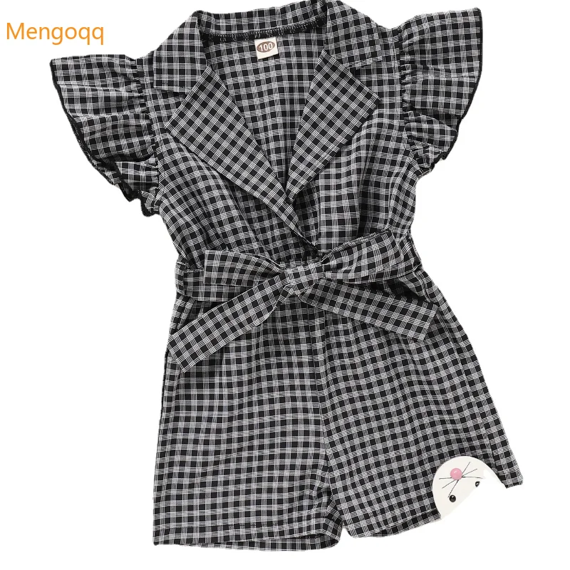 Toddler Kids Baby Girls Summer Fly Sleeve Plaid Belt Outwear Jumpsuits Young Children Overalls Fashion Clothing 2-7Y
Toddler Kids Baby Girls Summer Fly Sleeve Plaid Belt Outwear Jumpsuits Young Children Overalls Fashion Clothing 2-7Y