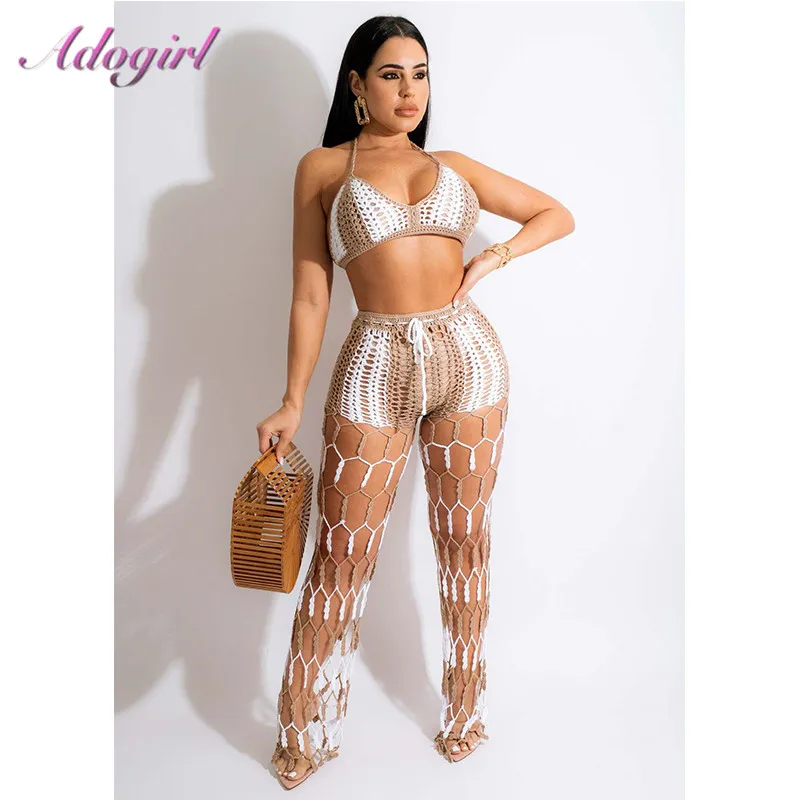 Женский трикотажный комплект из двух предметов, летняя пляжная одежда в стиле пэчворк
Женский трикотажный комплект из двух предметов, летняя пляжная одежда в стиле пэчворк