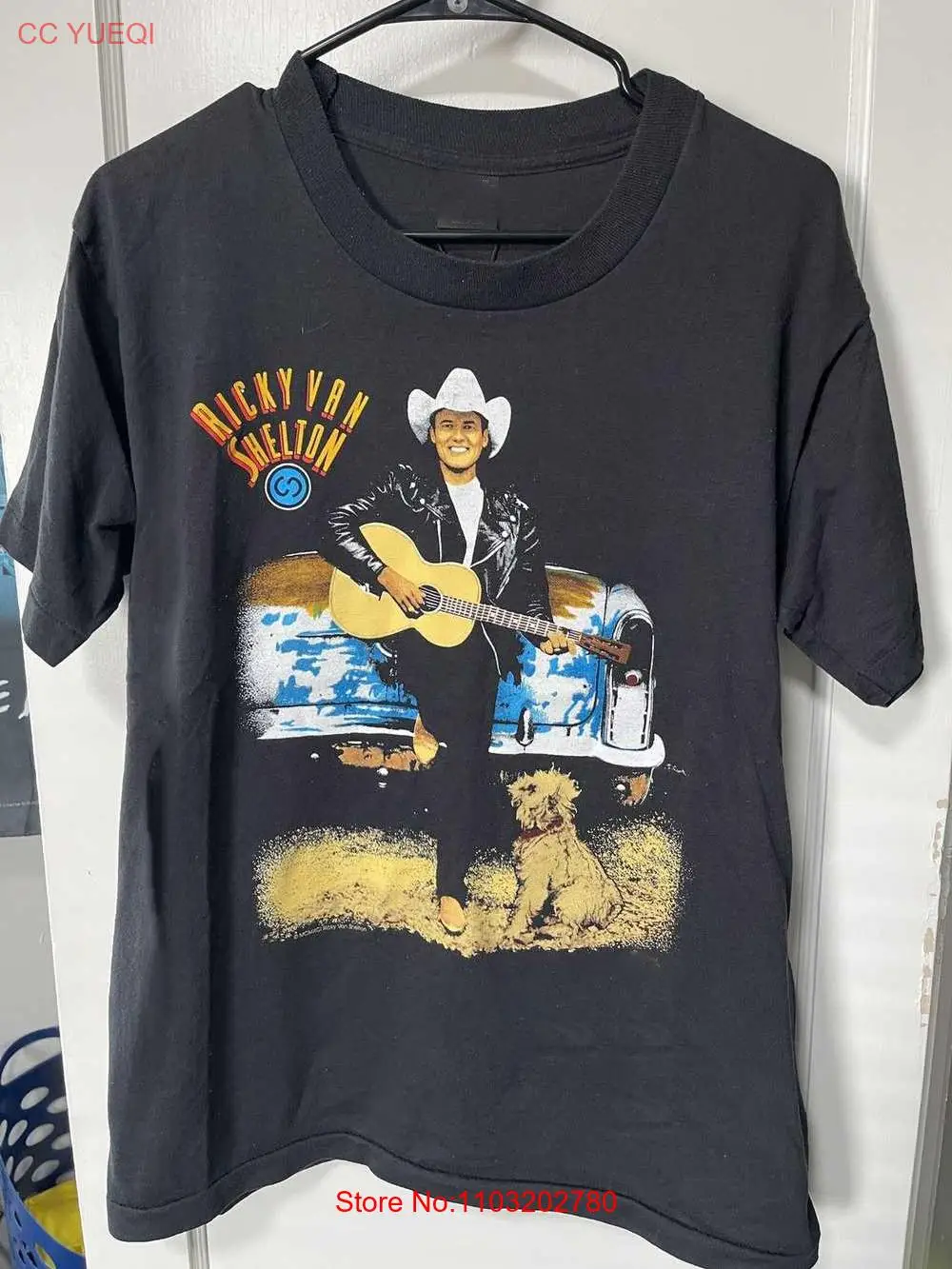 Футболка унисекс для взрослых Ricky Van Shelton Tour Country Music размеры от S до 5XL