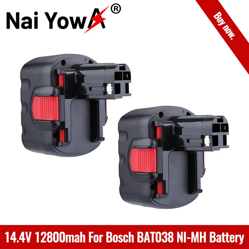 BAT038 14.4V12800mAh Rechargeable Battery for bosch BAT038 BAT040 BAT140 BAT159 BAT041 3660K NI-MH PSR GSR GWS GHO 14.4V Battery
BAT038 14.4V12800mAh Rechargeable Battery for bosch BAT038 BAT040 BAT140 BAT159 BAT041 3660K NI-MH PSR GSR GWS GHO 14.4V Battery