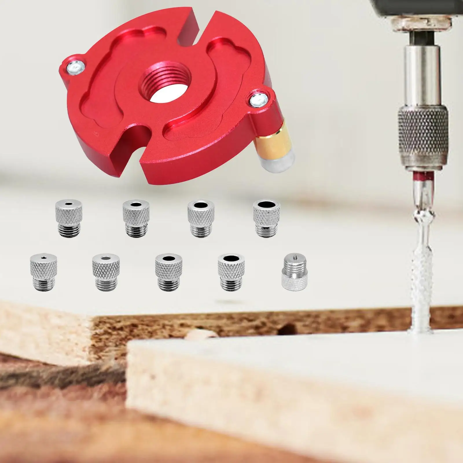 Dowel Jig Professional Portable with Drill Bushings Vertical Pocket Hole Jig Drill Guide Hole for Worker Woodworking
Dowel Jig Professional Portable with Drill Bushings Vertical Pocket Hole Jig Drill Guide Hole for Worker Woodworking