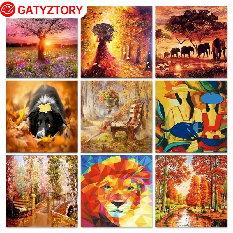 GATYZTORY 40x50cm Acrylic Paint By Numbers With Frame Landscape Hand Painting Pictures By Numbers Lion Animals Home Decor DIY Gi
GATYZTORY 40x50cm Acrylic Paint By Numbers With Frame Landscape Hand Painting Pictures By Numbers Lion Animals Home Decor DIY Gi