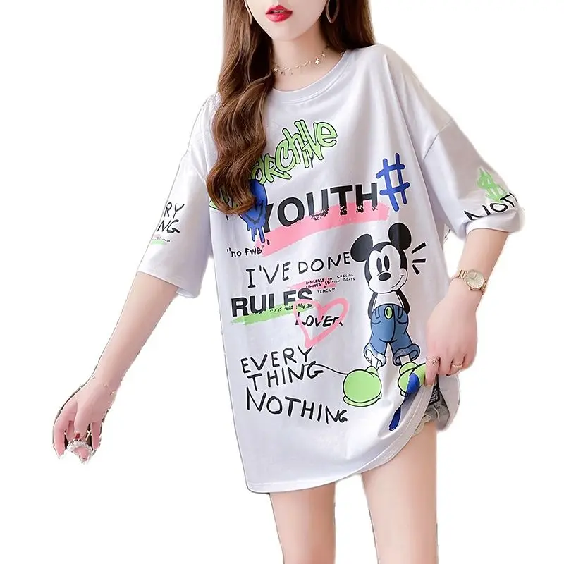 Disney Colorful Letter Mickey Mouse Children T Shirt Oversized Anime Casual Kids Tshirt Streetwear Fashion Harajuku Girls Top
Disney Colorful Letter Mickey Mouse Children T Shirt Oversized Anime Casual Kids Tshirt Streetwear Fashion Harajuku Girls Top