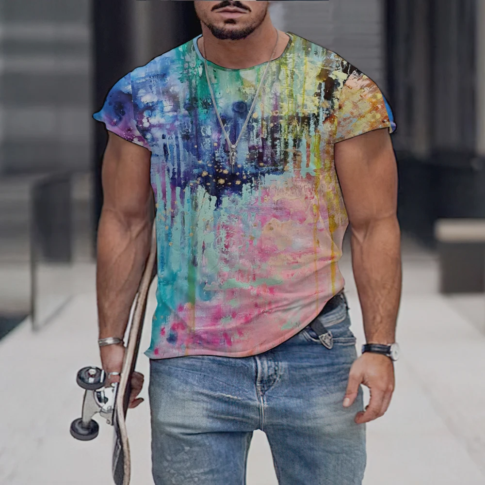 Summer Men's T-shirt Graffiti Graphic Top For Man Crew neck Vintage Pullover Male Loose Jersey Tees Oversized Casual Sweatshirt
Summer Men's T-shirt Graffiti Graphic Top For Man Crew neck Vintage Pullover Male Loose Jersey Tees Oversized Casual Sweatshirt
