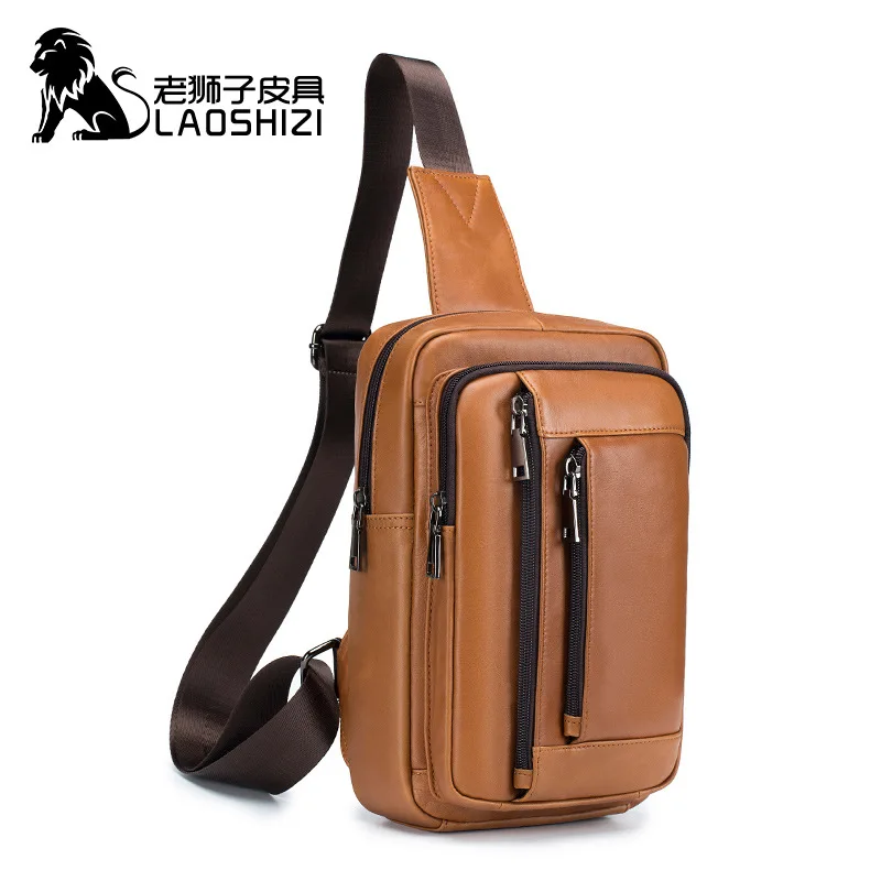 2023 New Men's Chest Bag 100% cowhide Shoulder Bag crossbody bags Casual Fashion Short Travel Handbag Fits 10" iPai pockets
2023 New Men's Chest Bag 100% cowhide Shoulder Bag crossbody bags Casual Fashion Short Travel Handbag Fits 10" iPai pockets