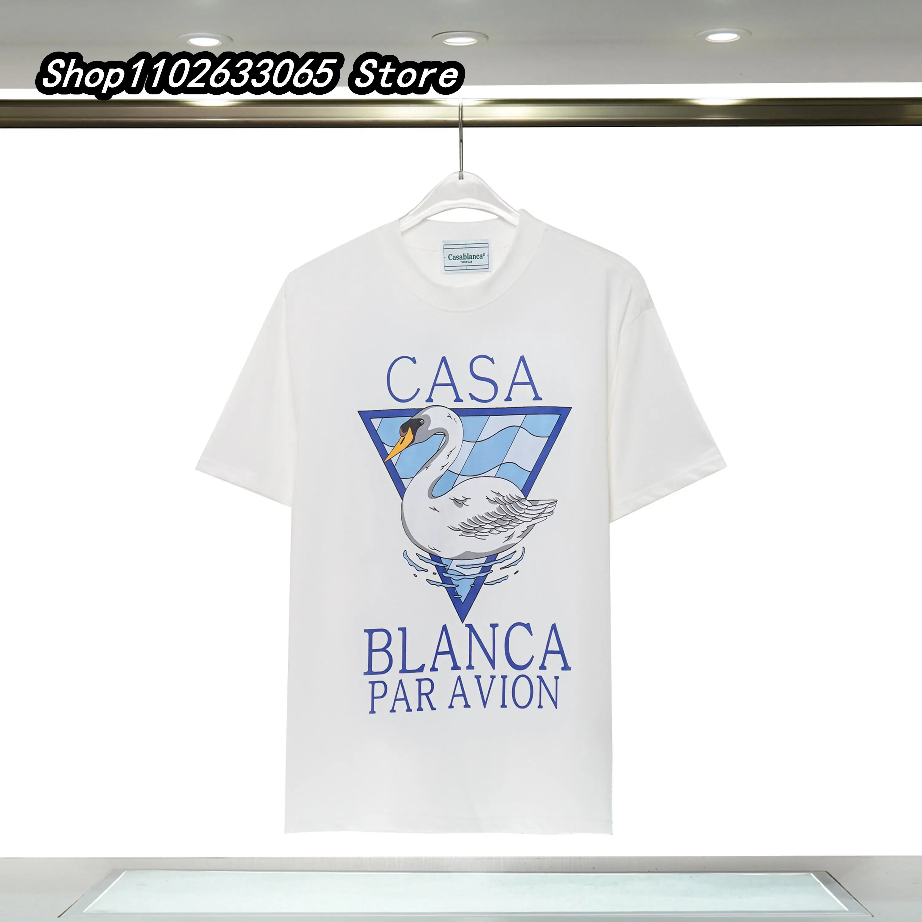 Casablanca new letter logo black short sleeve T-shirt high-quality CASA men's and women's cotton casual fashion T-shirt
Casablanca new letter logo black short sleeve T-shirt high-quality CASA men's and women's cotton casual fashion T-shirt