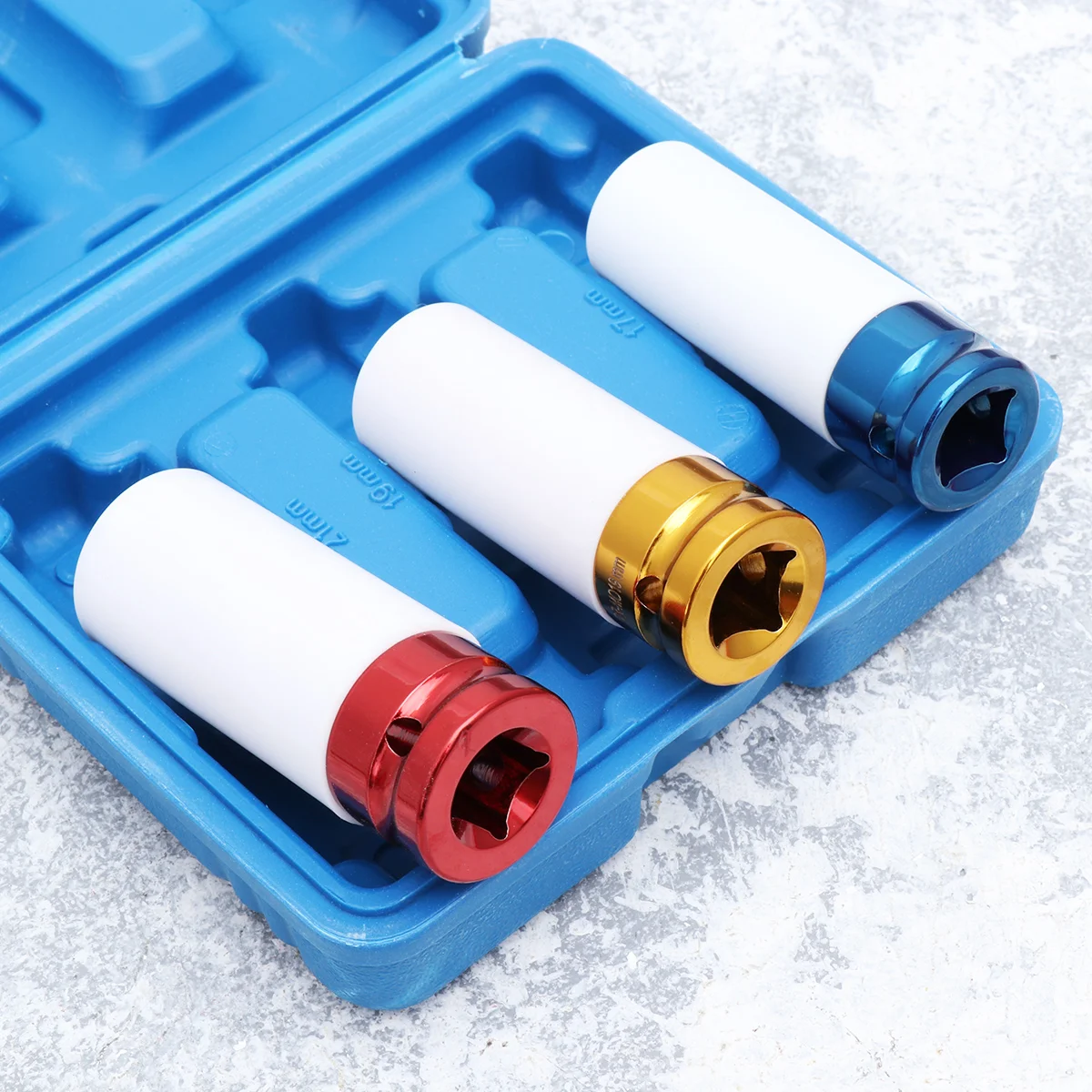 3Pcs 17mm 19mm 21mm Color Sleeve Alloy Thin Wall Wheel Nut Sleeve for Car Disassembly Blue
3Pcs 17mm 19mm 21mm Color Sleeve Alloy Thin Wall Wheel Nut Sleeve for Car Disassembly Blue