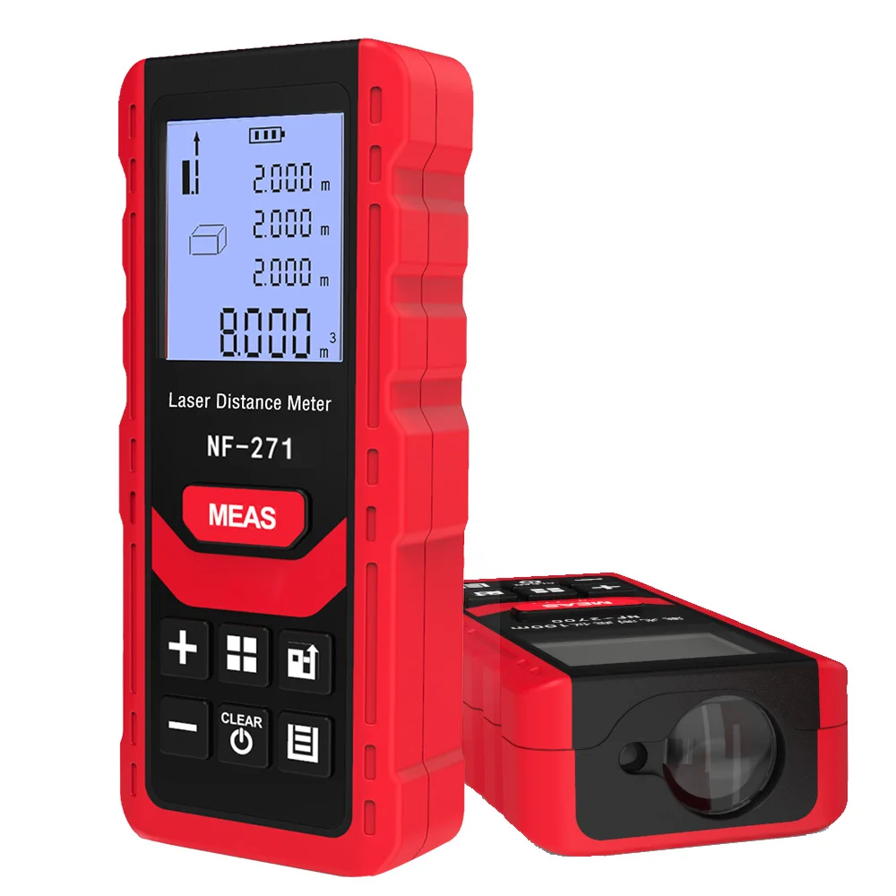 

Noyafa NF-271 Laser Distance Meter 50M 70M Rangefinder Tape Range Finder Measure Device Digital Ruler Test Tool