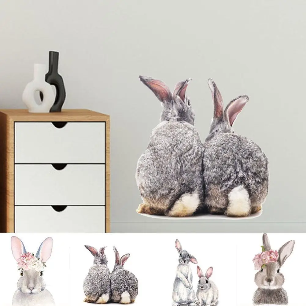 1pc Rabbits Wall Sticker Kids Room Decor Cute Wallpaper PVC Bedroom Living Room Background For Home Decoration Bunny Stickers
1pc Rabbits Wall Sticker Kids Room Decor Cute Wallpaper PVC Bedroom Living Room Background For Home Decoration Bunny Stickers