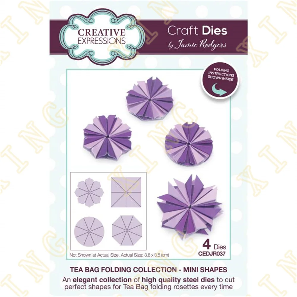 Tea Bag Folding Mini Shapes Craft Metal Cutting Dies Diy Scrapbook Paper Diary Decoration Card Handmade Embossing New Product
Tea Bag Folding Mini Shapes Craft Metal Cutting Dies Diy Scrapbook Paper Diary Decoration Card Handmade Embossing New Product