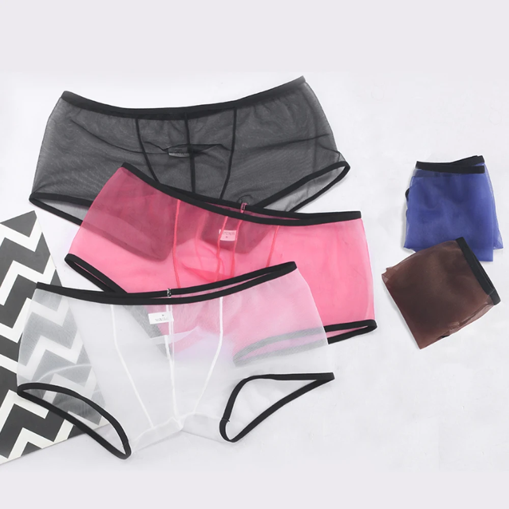 Men See Through Ultra-thin Boxer Briefs Shorts U Convex Pouch Underwear Panties Mesh Low Rise Transparent Qucik-Dry Underpants
Men See Through Ultra-thin Boxer Briefs Shorts U Convex Pouch Underwear Panties Mesh Low Rise Transparent Qucik-Dry Underpants