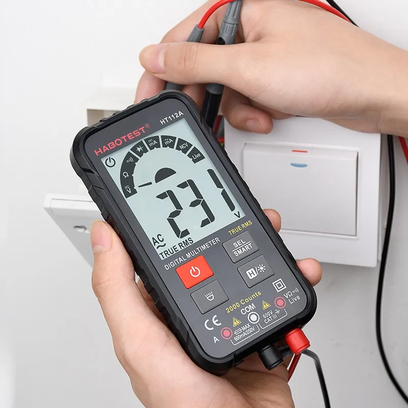 HT112 Digital Professional Digital Multimeter AC DC Current Ohm 600V Voltmeter Ammeter Tester Voltage Indicator Electrician Tool
HT112 Digital Professional Digital Multimeter AC DC Current Ohm 600V Voltmeter Ammeter Tester Voltage Indicator Electrician Tool