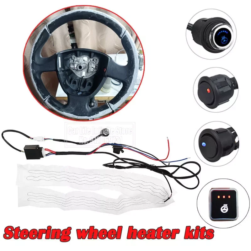 Flocking Cloth Car Steering Wheel Heater Kits 4 Switch Universal Car Heat Pads 50X8cm Heated Steering Wheel Covers For Cars
Flocking Cloth Car Steering Wheel Heater Kits 4 Switch Universal Car Heat Pads 50X8cm Heated Steering Wheel Covers For Cars
