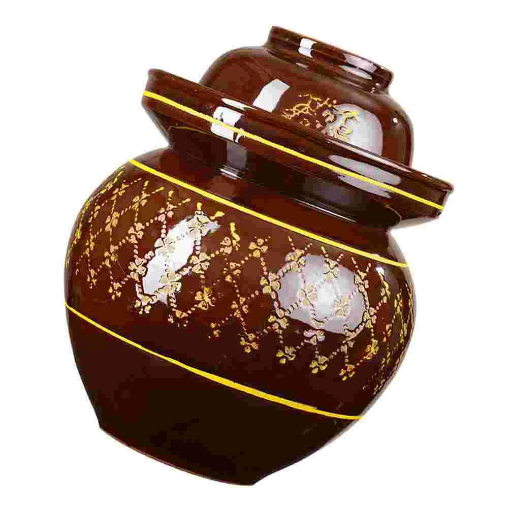 Leak Proof Pickles Storage Jar Chinese Sauerkraut Sealing Jar Salted Duck Egg Container
Leak Proof Pickles Storage Jar Chinese Sauerkraut Sealing Jar Salted Duck Egg Container