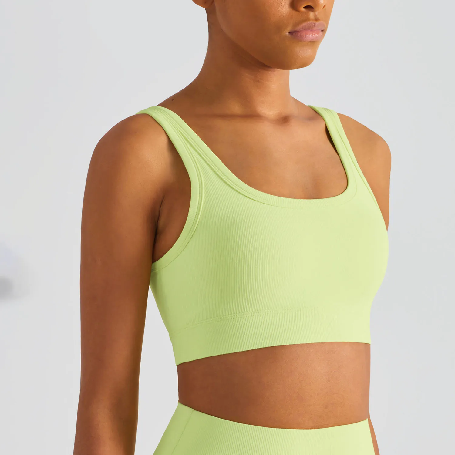 RIB Women Padded Sports Bra Racerback Crop Tank Top Medium Support for Workout Fitness Push Up Fitness Vest
RIB Women Padded Sports Bra Racerback Crop Tank Top Medium Support for Workout Fitness Push Up Fitness Vest