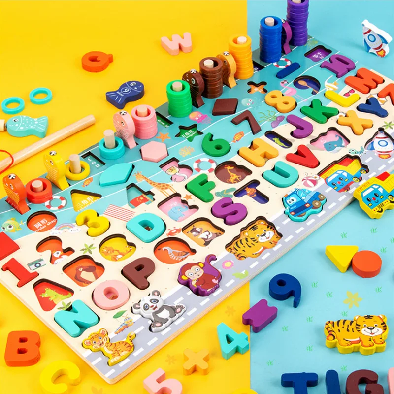 Kids Wooden Toys Magnetic Fishing Animal Letter Digital Shape Cognition Matching Puzzle Math Early Educational Gifts Children
Kids Wooden Toys Magnetic Fishing Animal Letter Digital Shape Cognition Matching Puzzle Math Early Educational Gifts Children