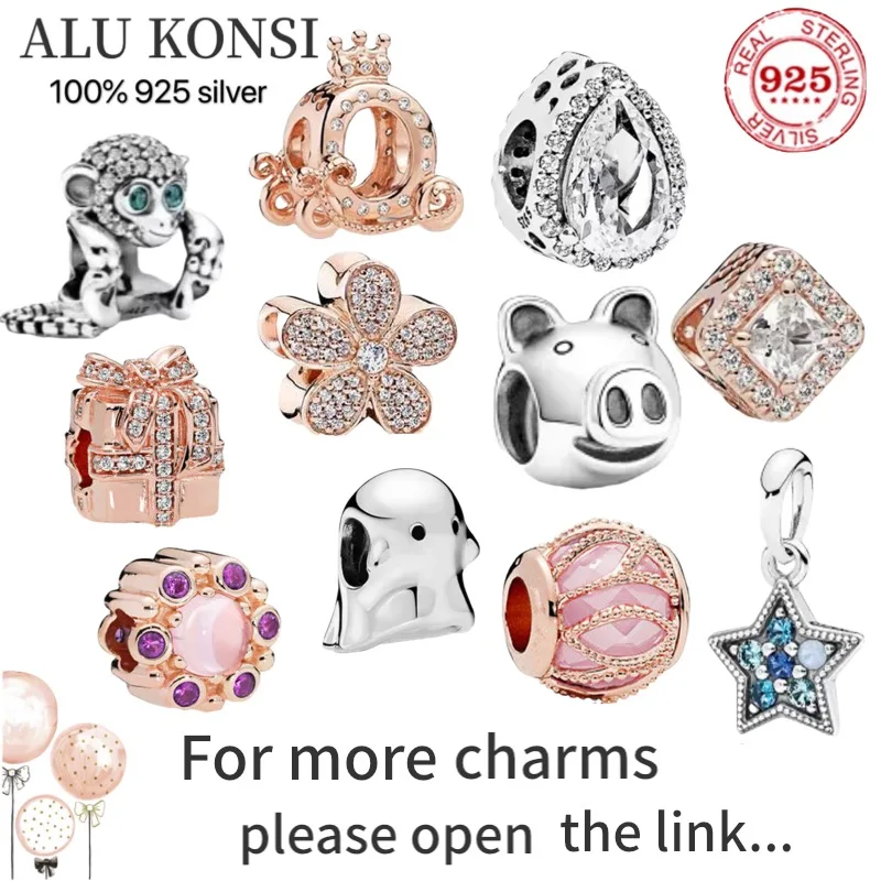 Hot Sale 100% Real 925 Sterling Silver pan Bead Love heart for WomenFit Original Charm bracelet DIY perfume bowknot Jewelry
Hot Sale 100% Real 925 Sterling Silver pan Bead Love heart for WomenFit Original Charm bracelet DIY perfume bowknot Jewelry