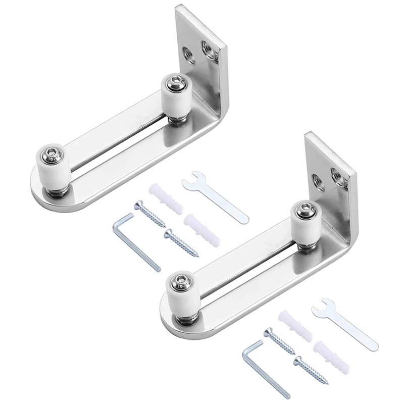 2X Modern Chrome Sliding Barn Door Floor Guide Ball Bearings Adjustable Stay Roller Wall Mount System For All Size Door
2X Modern Chrome Sliding Barn Door Floor Guide Ball Bearings Adjustable Stay Roller Wall Mount System For All Size Door