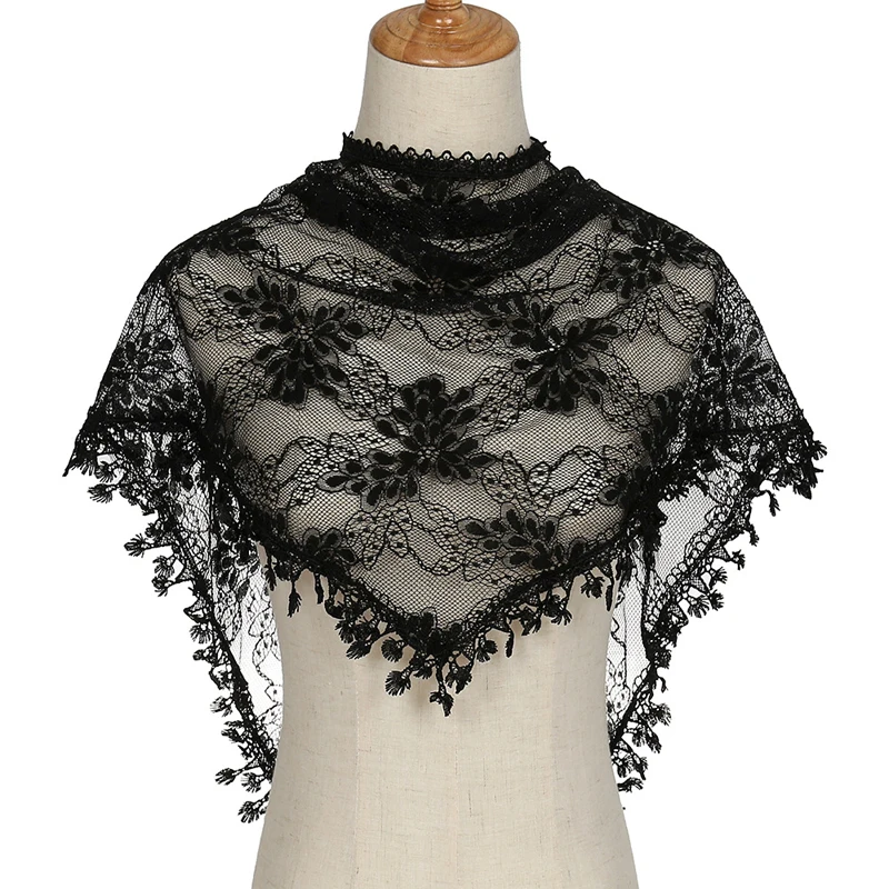 Women Lace Tassel Headscarf Triangle Scarf Hollow Out Shawls Scarves Fringes Shawl Female Scarf Hijab Lace Pendant Scarf Wrap
Women Lace Tassel Headscarf Triangle Scarf Hollow Out Shawls Scarves Fringes Shawl Female Scarf Hijab Lace Pendant Scarf Wrap