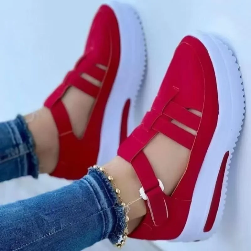 2023 New Women Wedges Sneakers Fashion Platform Hollow Out Breathable Solid Shoes Ladies Walking Sneakers Zapatillas Mujer
2023 New Women Wedges Sneakers Fashion Platform Hollow Out Breathable Solid Shoes Ladies Walking Sneakers Zapatillas Mujer