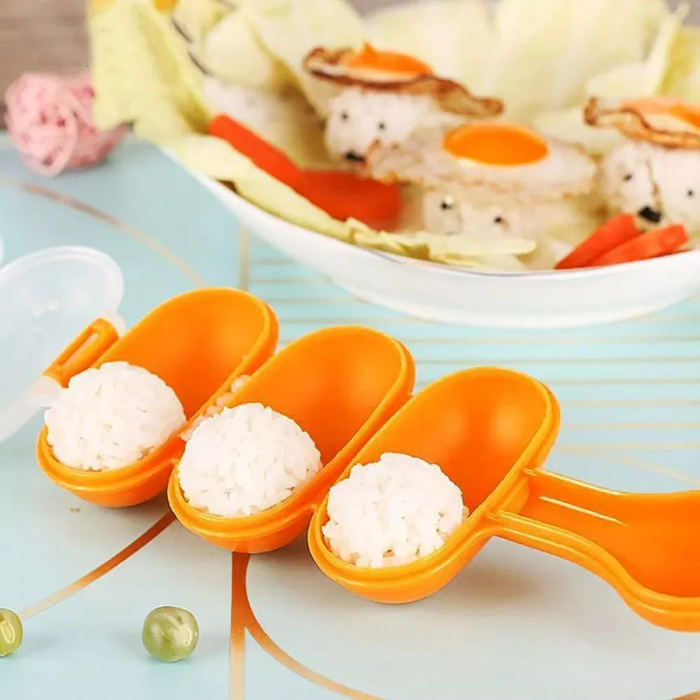 NEW IN 1pc Creativity Diy Rice Ball Molds Sushi Mold Maker Rice Mold Kitchen Sushi Making Tools Bento Accessories 
NEW IN 1pc Creativity Diy Rice Ball Molds Sushi Mold Maker Rice Mold Kitchen Sushi Making Tools Bento Accessories