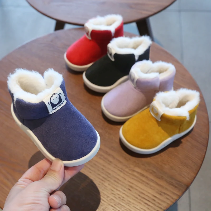 Winter Baby Girls Boys Boots Infant Toddler Snow Boots Warm Plush Outdoor Boots Soft Bottom Non-slip Kids Cotton Shoes
Winter Baby Girls Boys Boots Infant Toddler Snow Boots Warm Plush Outdoor Boots Soft Bottom Non-slip Kids Cotton Shoes