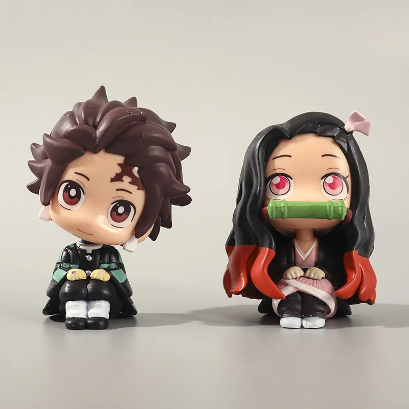 2 Style 8-9cm Sitting Position Demon Slayer Kimetsu No Yaiba Tanjirou Nezuko Action Figures Nezuko PVC Model Furnishing Articles
2 Style 8-9cm Sitting Position Demon Slayer Kimetsu No Yaiba Tanjirou Nezuko Action Figures Nezuko PVC Model Furnishing Articles