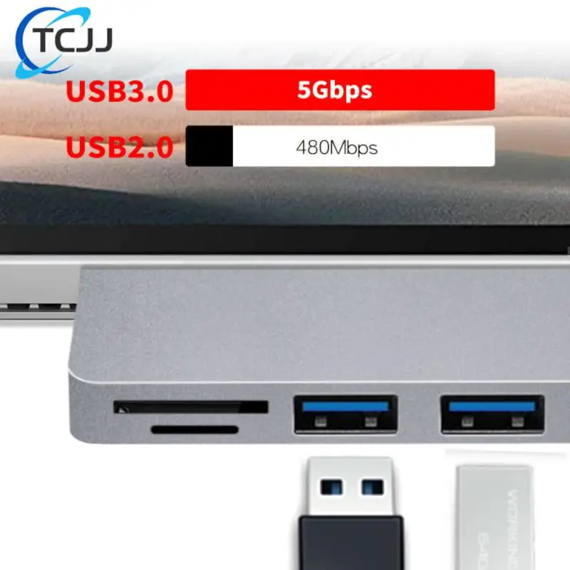 Портативный концентратор Usb-c 5 Гбит/с, многофункциональная док-станция Usbc для ноутбуков/телефонов, хаб для передачи данных, аксессуар для ноутбука
Портативный концентратор Usb-c 5 Гбит/с, многофункциональная док-станция Usbc для ноутбуков/телефонов, хаб для передачи данных, аксессуар для ноутбука