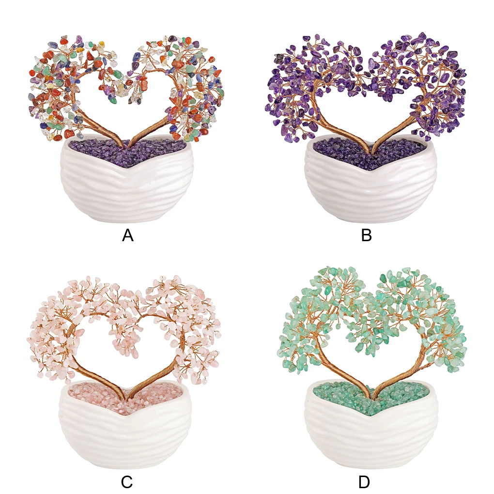 Stunning Rose Quartz Crystal Heart Money Tree For Elegant Decoration Stylish Home Accents Ceramics
Stunning Rose Quartz Crystal Heart Money Tree For Elegant Decoration Stylish Home Accents Ceramics
