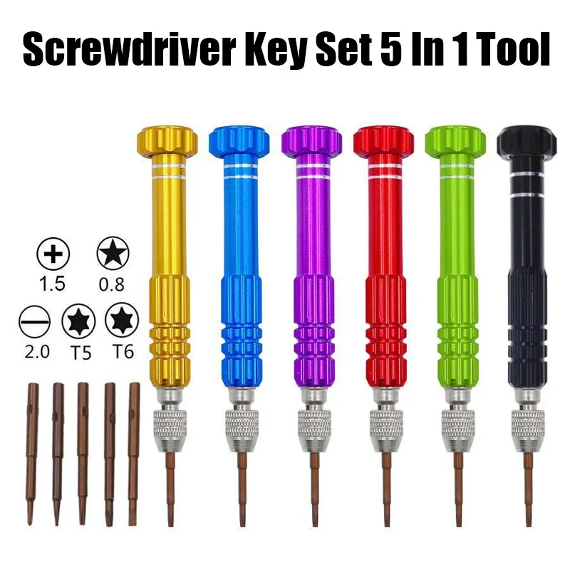 Screwdriver Set 5 In 1 Bit Sets Precision Magnetic Mini Hand Tools Kit Electron Torx Opening Repair Tools For Phone
Screwdriver Set 5 In 1 Bit Sets Precision Magnetic Mini Hand Tools Kit Electron Torx Opening Repair Tools For Phone