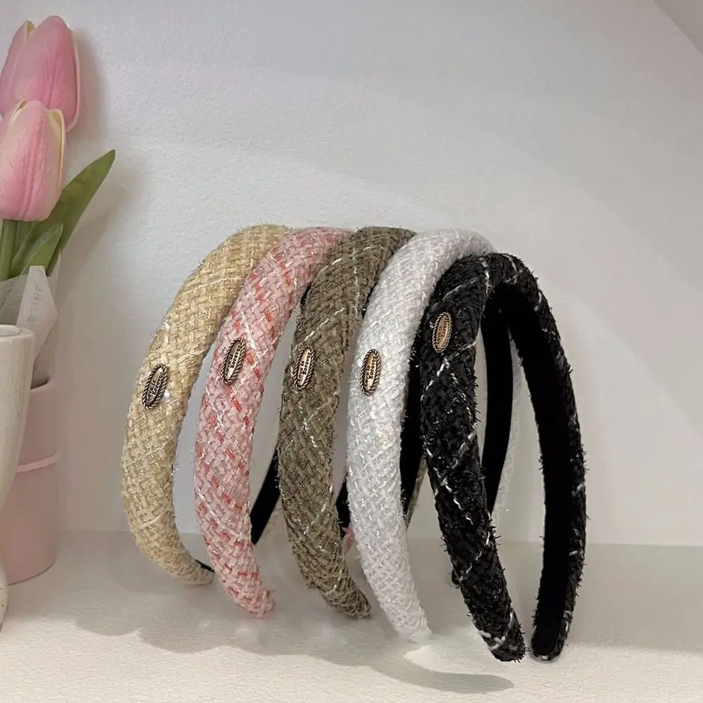 Elegant Fashion Tiara Wide Hair Accessories Lady Head Hoop French Hairbands Head Bands Tweed Headbands
Elegant Fashion Tiara Wide Hair Accessories Lady Head Hoop French Hairbands Head Bands Tweed Headbands