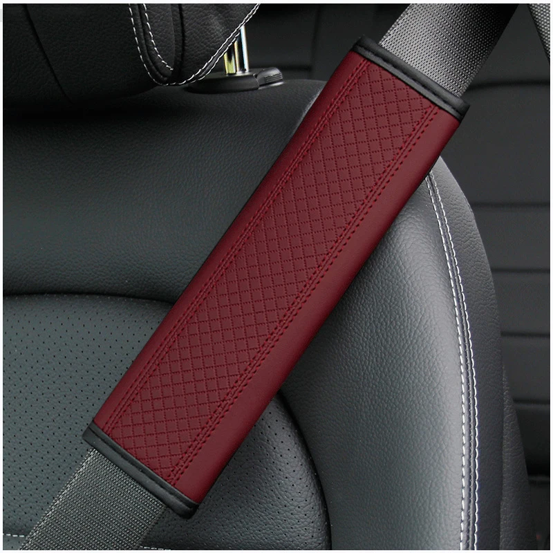 1 Pcs Auto Parts Seat Belt PU Leather Soft Leather Embossing Shoulder Cover Breathable Protective Pad Car Interior Accessories
1 Pcs Auto Parts Seat Belt PU Leather Soft Leather Embossing Shoulder Cover Breathable Protective Pad Car Interior Accessories