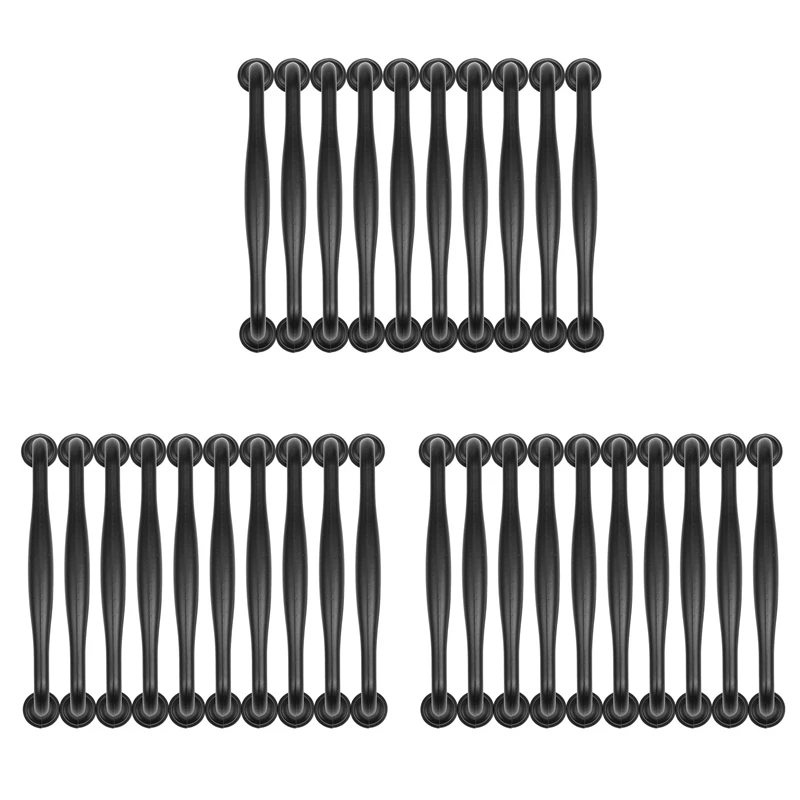 30Pcs Black Kitchen Cabinet Door Handles Drawer Bedroom Pull Center Distance128mm
30Pcs Black Kitchen Cabinet Door Handles Drawer Bedroom Pull Center Distance128mm
