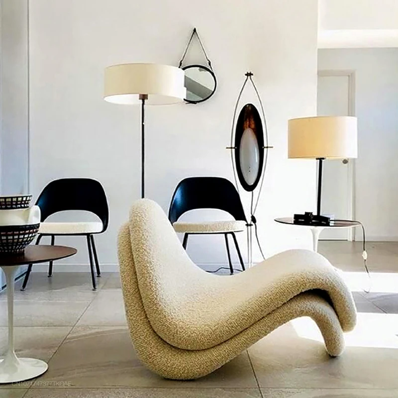 

Скандинавский дизайнерский стул для отдыха с откидывающейся спинкой, постмодернизированная модель для комнаты, клуба, гостиной, балкона, садовая мебель для отдыха