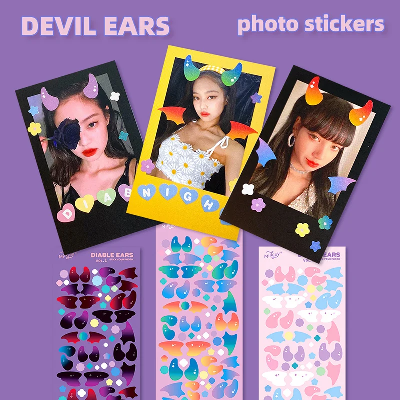 2Pc Korea Cute Little Devil Alphabet Decorative Stickers for Idol Card Art Craft Card Making Scrapbook Journal Photo Album
2Pc Korea Cute Little Devil Alphabet Decorative Stickers for Idol Card Art Craft Card Making Scrapbook Journal Photo Album