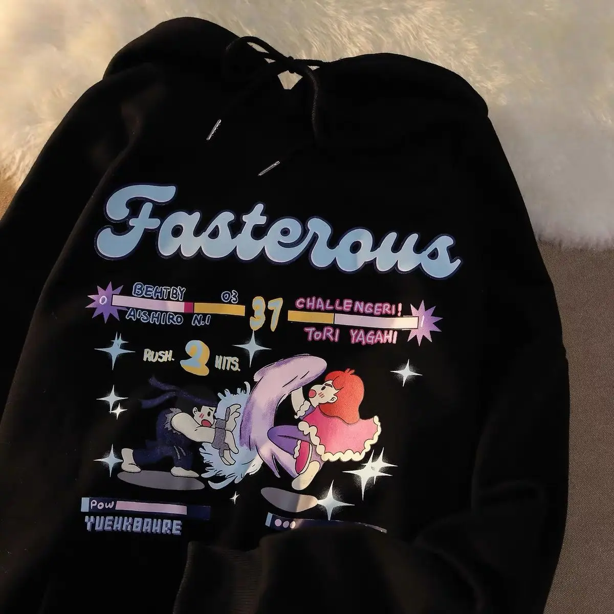 Vintage Childlike Cartoon Cute Hoodies Oversized Sweatshirt Japan Kawaii Clothes for Teens Black White Long Sleeve Tops Harajuku
Vintage Childlike Cartoon Cute Hoodies Oversized Sweatshirt Japan Kawaii Clothes for Teens Black White Long Sleeve Tops Harajuku