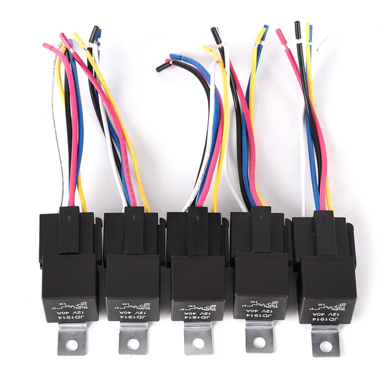 5 Wire Relay Head Light Auto Motorcycle 12v 5pin Car Relay Air Conditioner Black Red Copper Terminal Relay Relay Socket
5 Wire Relay Head Light Auto Motorcycle 12v 5pin Car Relay Air Conditioner Black Red Copper Terminal Relay Relay Socket