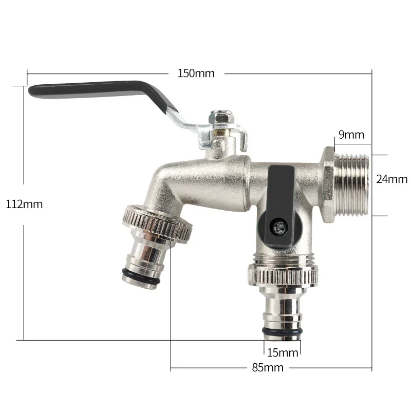 Садовый кран из цинкового сплава 3/4"
Садовый кран из цинкового сплава 3/4"