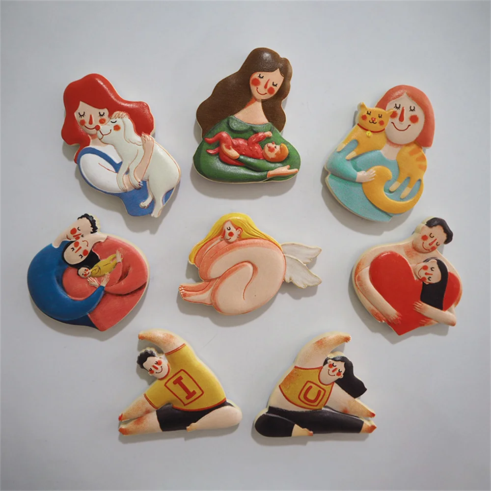 Cartoon Refrigerator Magnetic Sticker Body-building Resin Fridge Decorations Lovely Gift for Kids Tourism Souvenirs Collection
Cartoon Refrigerator Magnetic Sticker Body-building Resin Fridge Decorations Lovely Gift for Kids Tourism Souvenirs Collection