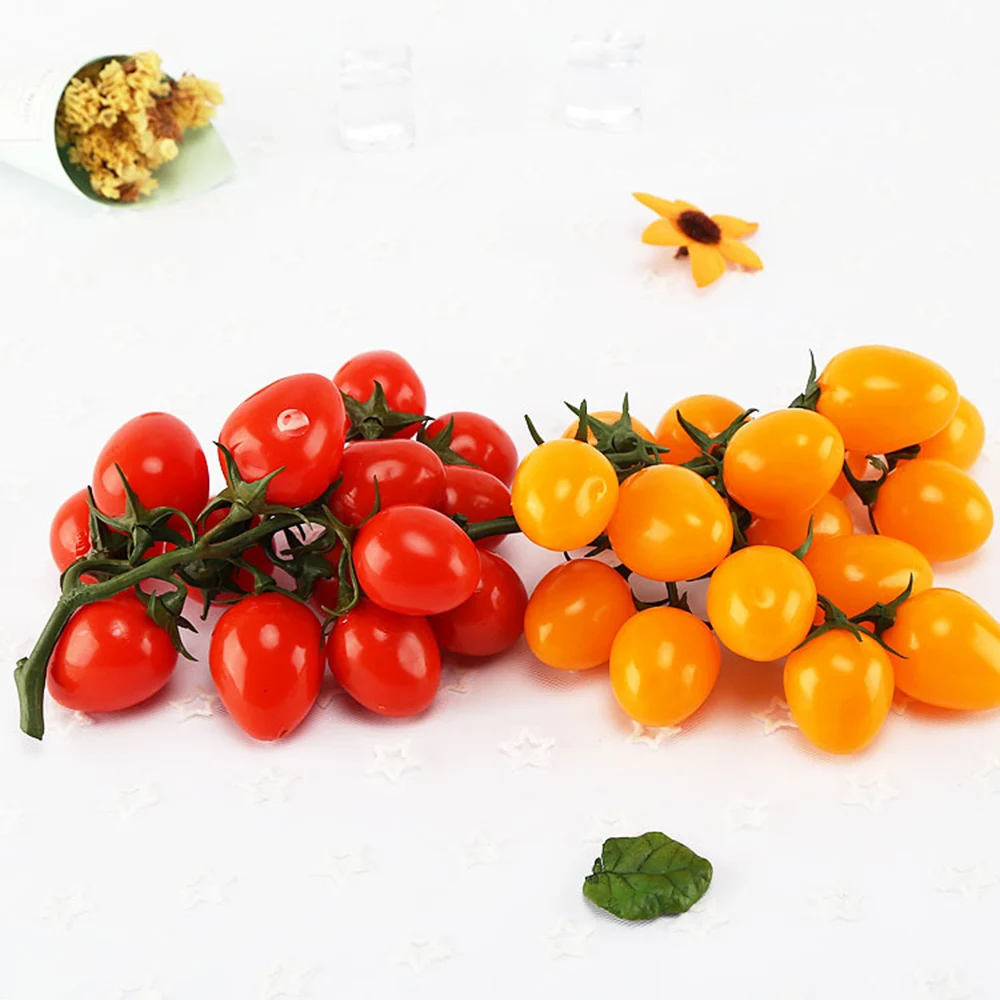 Fake Fruit Simulation Cherry Tomatoes Home Party Decoration PhotographyArtificial Fake Red Vine Tomato 19cm Fruit Vegetable
Fake Fruit Simulation Cherry Tomatoes Home Party Decoration PhotographyArtificial Fake Red Vine Tomato 19cm Fruit Vegetable