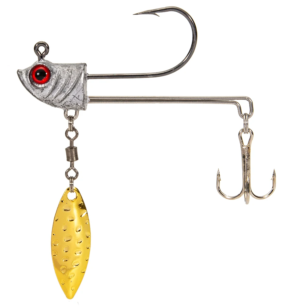 Texas Rigs Offset Fishing Herring Hooks Weighted Crank Jig Head Hook With Spoon Sequins 4/5/6cm For Texas Rigs Fishing Tackle
Texas Rigs Offset Fishing Herring Hooks Weighted Crank Jig Head Hook With Spoon Sequins 4/5/6cm For Texas Rigs Fishing Tackle