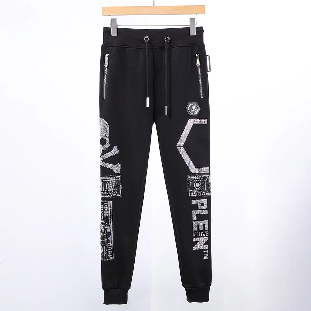2022 Pants Men Gold Coin Skull Letter Hot Diamond Fashion Cotton High Street Hip Hop Spring and Autumn sweatpants Slim Fit
2022 Pants Men Gold Coin Skull Letter Hot Diamond Fashion Cotton High Street Hip Hop Spring and Autumn sweatpants Slim Fit